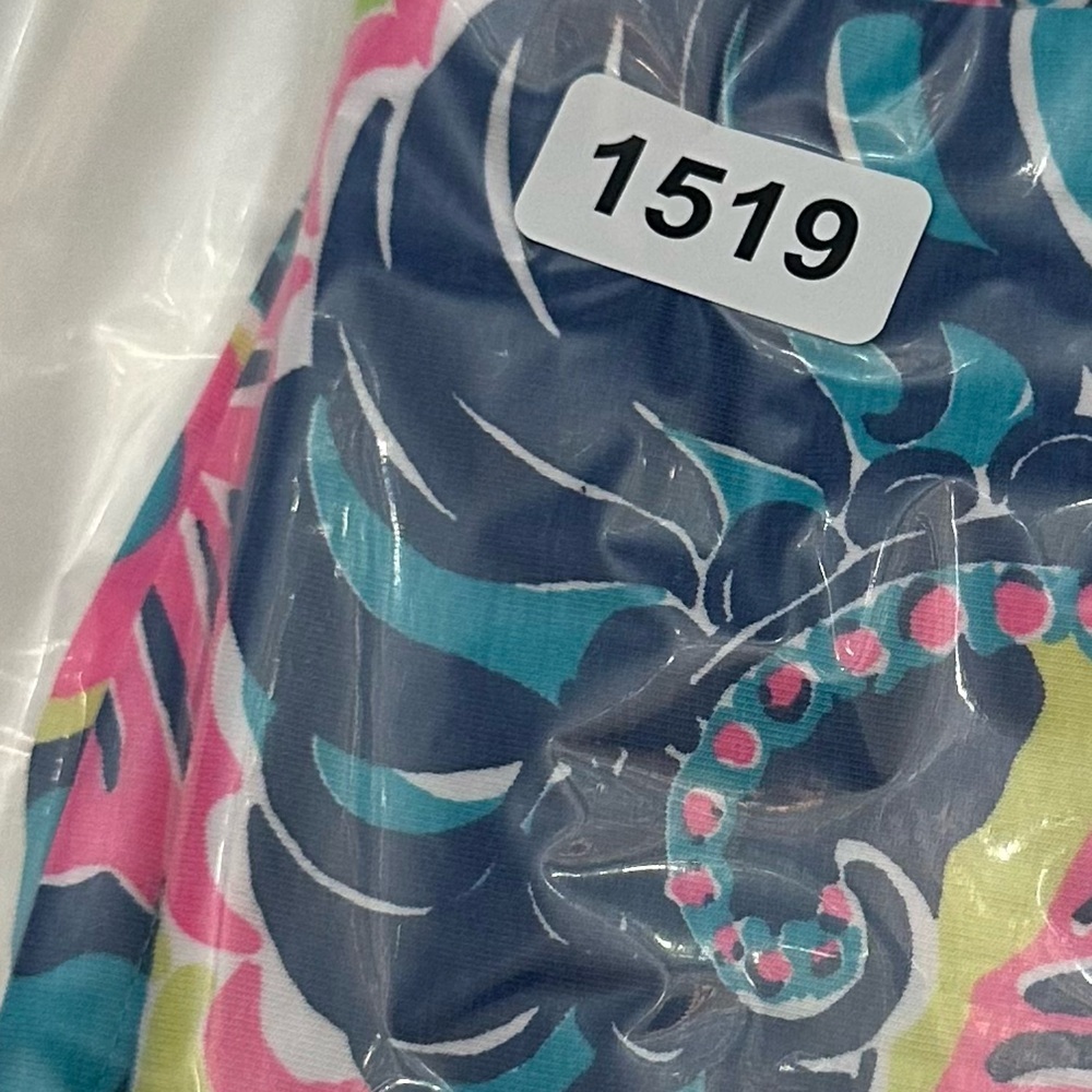 Lilly Pulitzer Tabbie Tank in Sea Blue XS 51519 - Picture 9 of 9